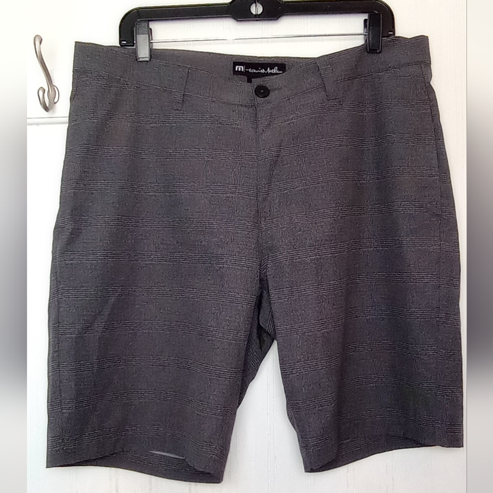 Travis Mathew Gray Flat Front Shorts